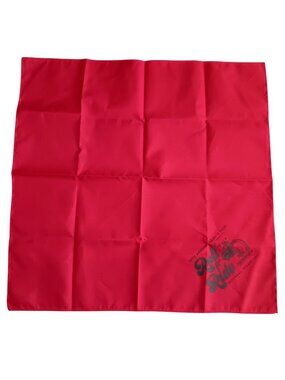 Bandana Hanky Nebraska Biker NOS 19th Annual Make-A-Wish Roll n Ride Red
